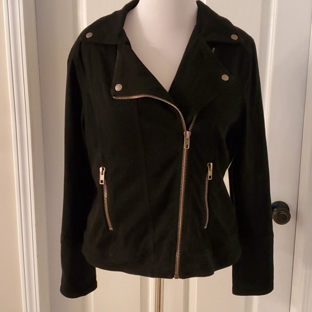 Liverpool black moto style jacket